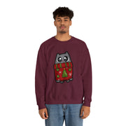 Christmas cat Unisex Heavy Blend™ Crewneck Sweatshirt