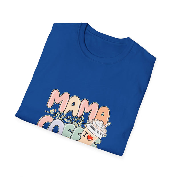 Mama needs Coffee Unisex Softstyle T-Shirt