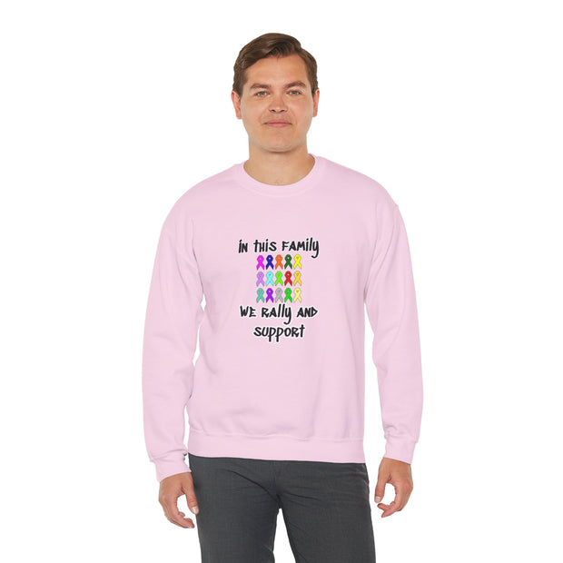 Cancer Family Support Unisex Heavy Blend™ Crewneck Sweatshirt