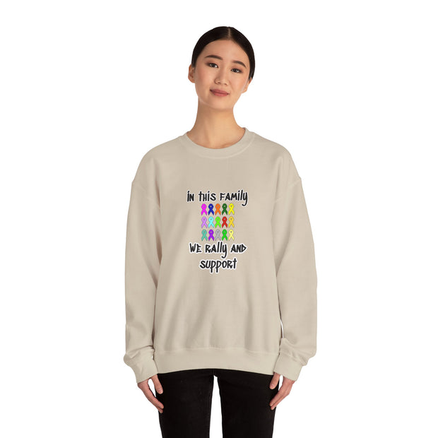 Cancer Family Support Unisex Heavy Blend™ Crewneck Sweatshirt