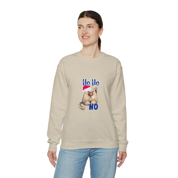 Christmas cat Unisex Heavy Blend™ Crewneck Sweatshirt