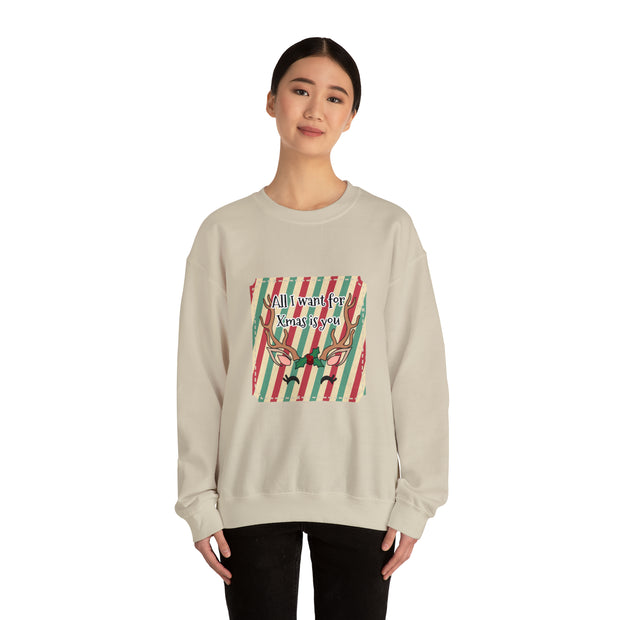 Reindeer Unisex Heavy Blend™ Crewneck Sweatshirt