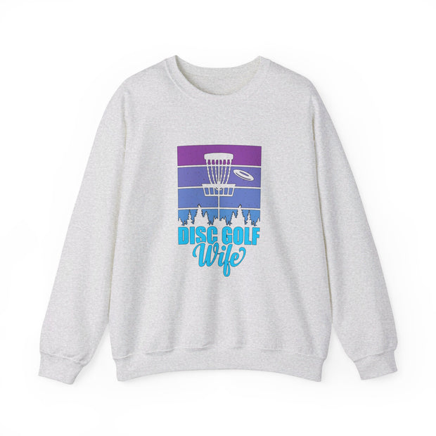 Disc Golf Wife Unisex Heavy Blend™ Crewneck Sweatshirt