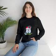 Christmas cat Unisex Heavy Blend™ Crewneck Sweatshirt