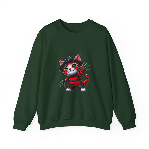 Horror Movie Cats Unisex Heavy Blend™ Crewneck Sweatshirt