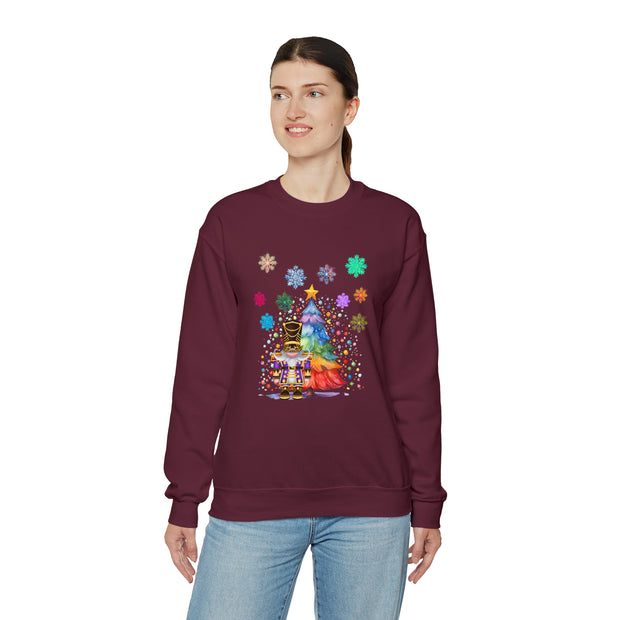 Gnome Nutcracker Unisex Heavy Blend™ Crewneck Sweatshirt