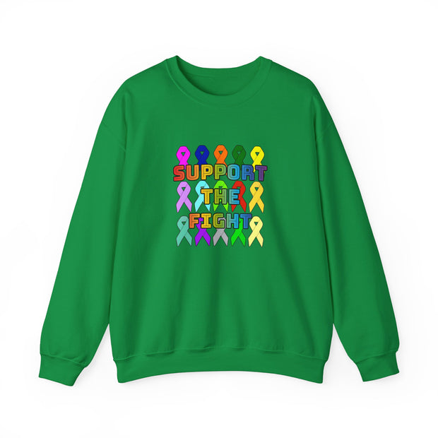 Support the Fight Unisex Heavy Blend™ Crewneck Sweatshirt