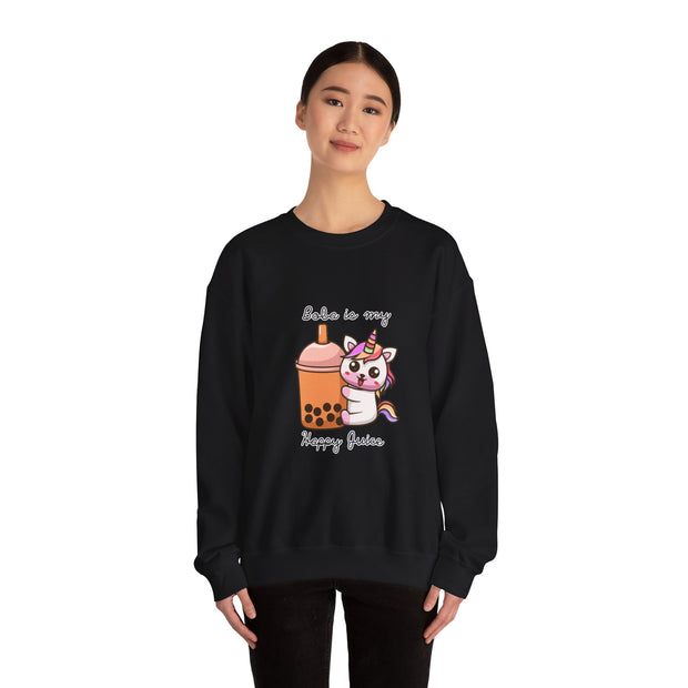 Unicorn Boba Unisex Heavy Blend™ Crewneck Sweatshirt
