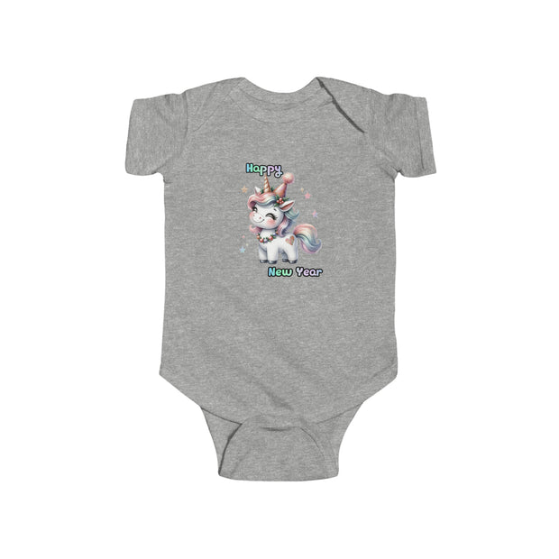 New Year Unicorn Infant Fine Jersey Bodysuit