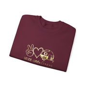 Peace Love Camping Unisex Heavy Blend™ Crewneck Sweatshirt