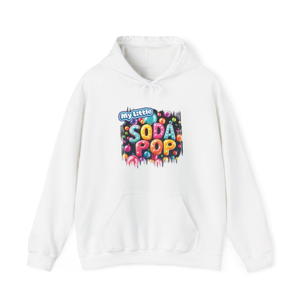 My Little Soda Pop Hooded Sweatshirt, Trendy Unisex Pullover, Fun Gift for Teens, Casual Wear, Comfortable Street Style