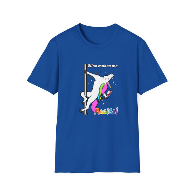 Unicorn Wine Unisex Softstyle T-Shirt