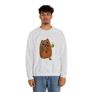 Christmas cat Unisex Heavy Blend™ Crewneck Sweatshirt