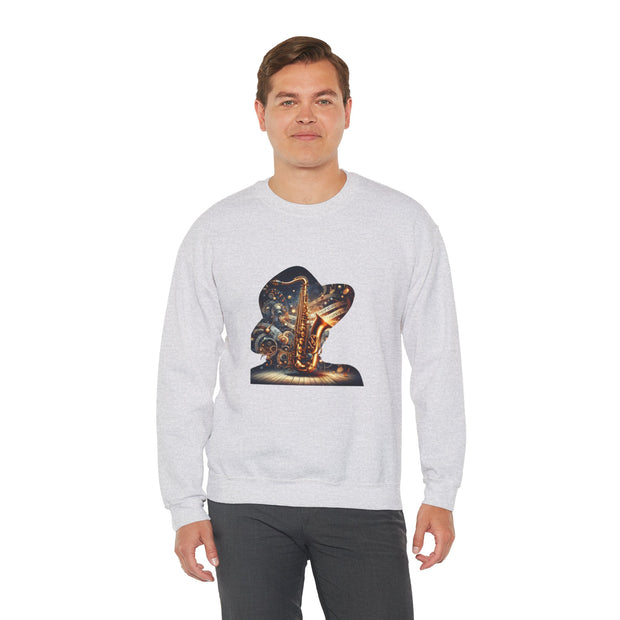 Saxophone Unisex Heavy Blend™ Crewneck Sweatshirt