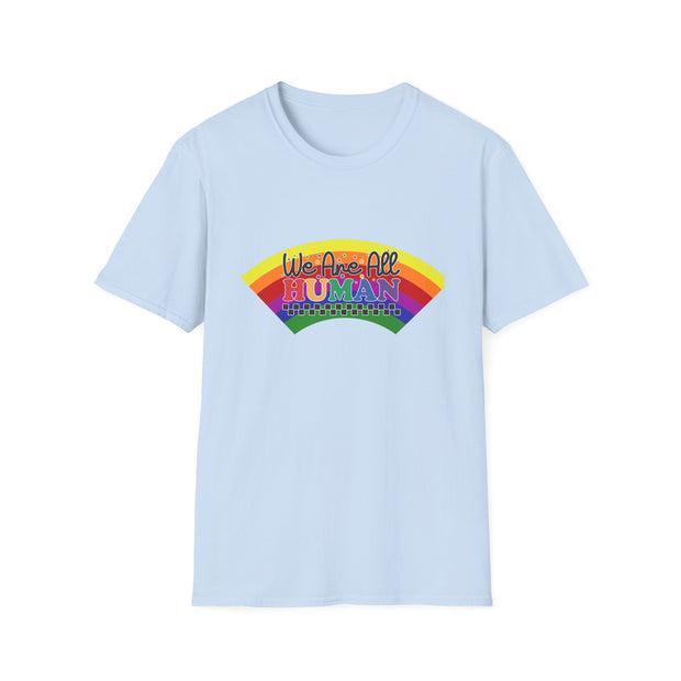 We are all Human Unisex Softstyle T-Shirt