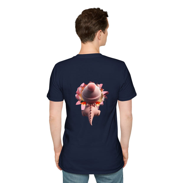 Valentines Dragon 2 Sided Unisex Softstyle T-Shirt