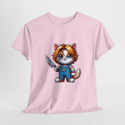 Horror Movie Cats Unisex Heavy Cotton Tee