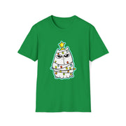 Christmas cat Unisex Softstyle T-Shirt