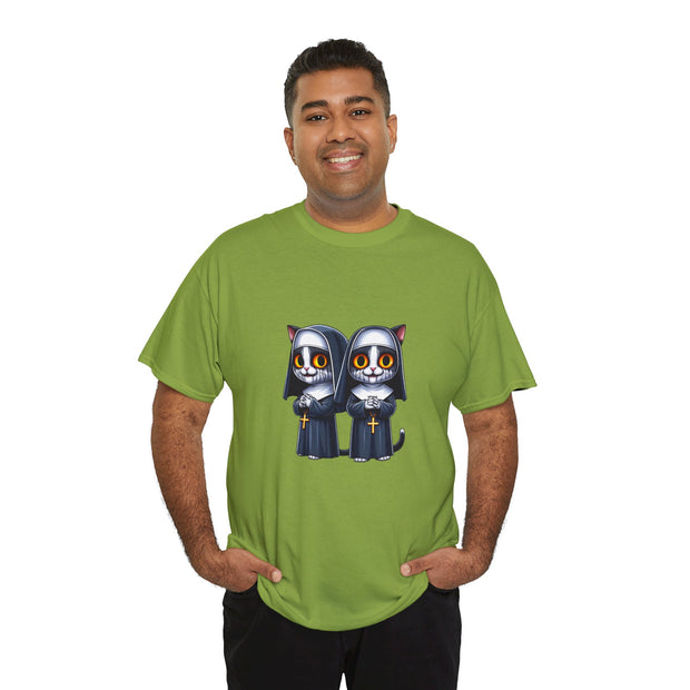 Horror Movie Cats Unisex Heavy Cotton Tee