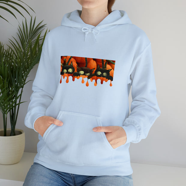 Pumpkin cats Unisex Heavy Blend™ Hooded Sweatshirt
