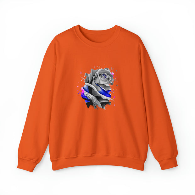 Rose Unisex Heavy Blend™ Crewneck Sweatshirt