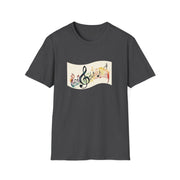 Musical Notes Unisex Softstyle T-Shirt