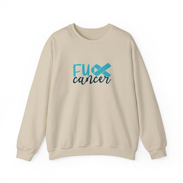 Fuck Cancer Unisex Heavy Blend™ Crewneck Sweatshirt