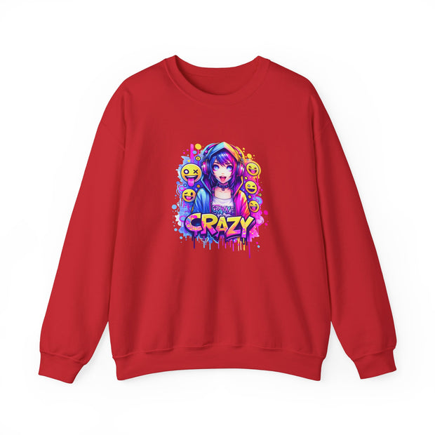 Graffiti Anime Girls Unisex Heavy Blend™ Crewneck Sweatshirt