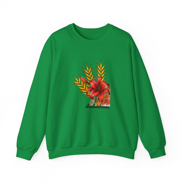 Saskatchewan Lily Unisex Heavy Blend™ Crewneck Sweatshirt