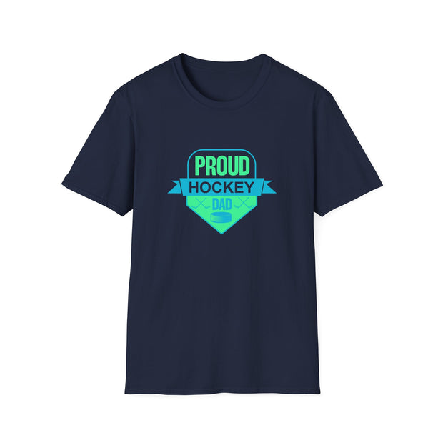 Proud Hockey Dad Unisex Softstyle T-Shirt