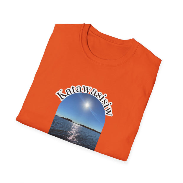 Cree Saskatchewan Skies Unisex Softstyle T-Shirt