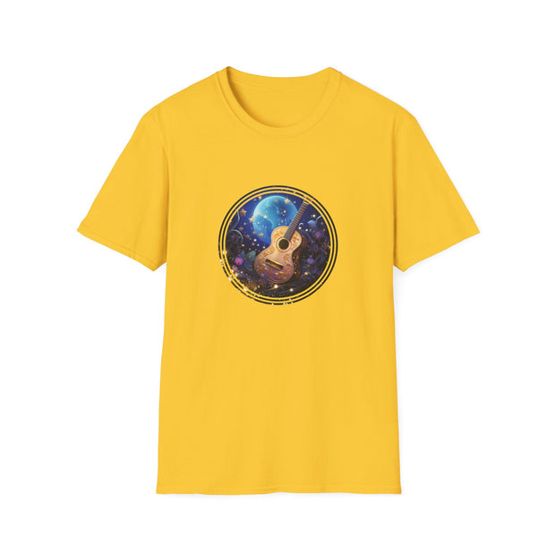 Moonlight Guitar Unisex Softstyle T-Shirt