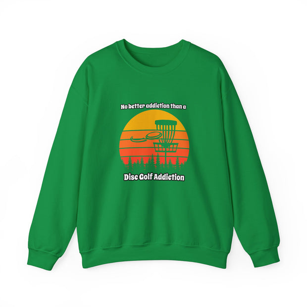 Disc Golf Addiction Unisex Heavy Blend™ Crewneck Sweatshirt