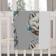 Baby wolf Toddler Blanket