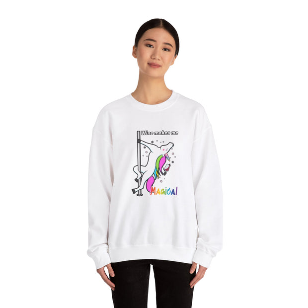 Unicorn Wine Unisex Heavy Blend™ Crewneck Sweatshirt