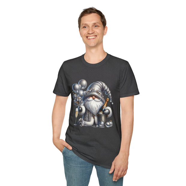 New Year Gnome Unisex Softstyle T-Shirt