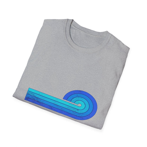 Semicircle Striped Unisex Softstyle T-Shirt