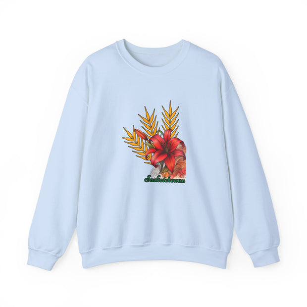 Saskatchewan Lily Unisex Heavy Blend™ Crewneck Sweatshirt