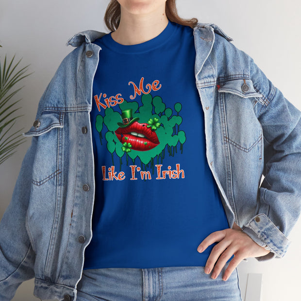 Kiss me like I’m Irish Unisex Heavy Cotton Tee