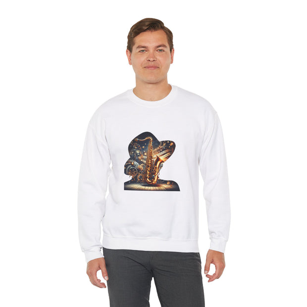 Saxophone Unisex Heavy Blend™ Crewneck Sweatshirt