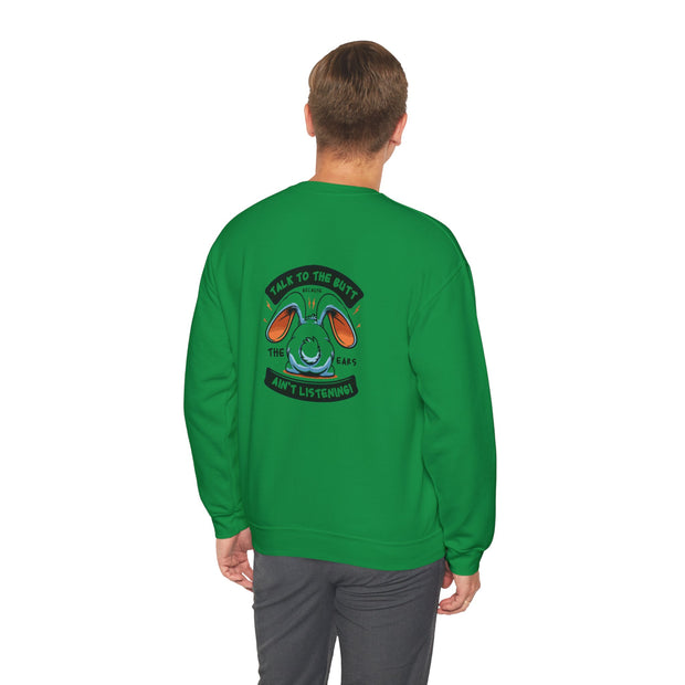 Talk to the Butt Unisex Heavy Blend™ Crewneck Sweatshirt
