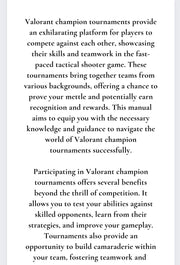 Valorant Champion Tournament Digital Guide for Beginners