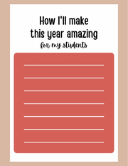 Digital download 20 page Teacher Planner