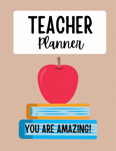 Digital download 20 page Teacher Planner