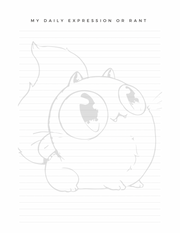 Digital Download Cat ADHD Planner & Journal