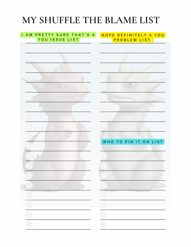 Dry Erase magnetic funny To Do Lists