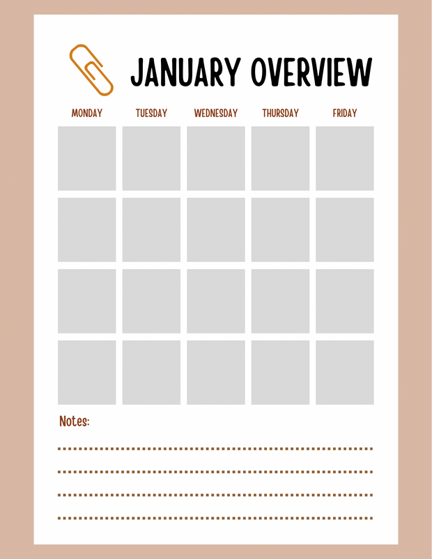 Digital download 20 page Teacher Planner