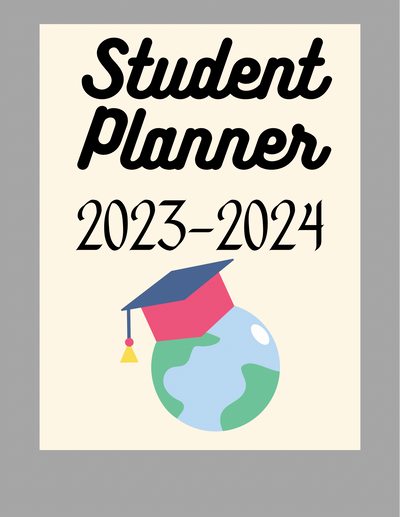 Digital download 20 page University Student Planner