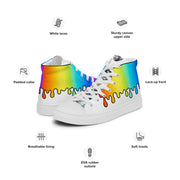 Men’s high top canvas shoes-Mama C’s Tees & Designs