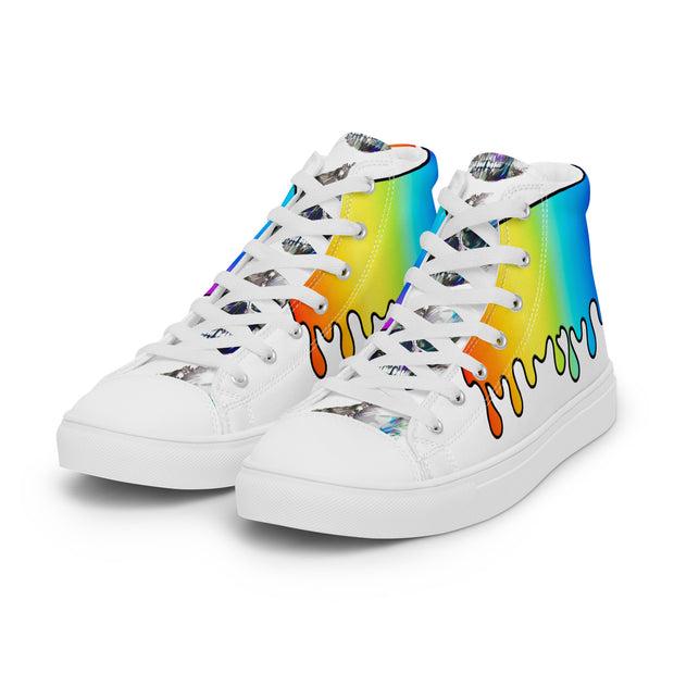 Men’s high top canvas shoes-Mama C’s Tees & Designs